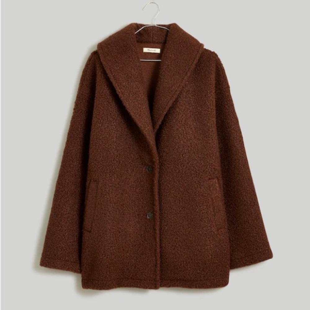 Madewell Chocolate Teddy Jacket